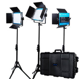 Dracast DRX3500BNH X Series LED500 Bi-Color LED 3 Light Kit with Injection Molded Travel Case