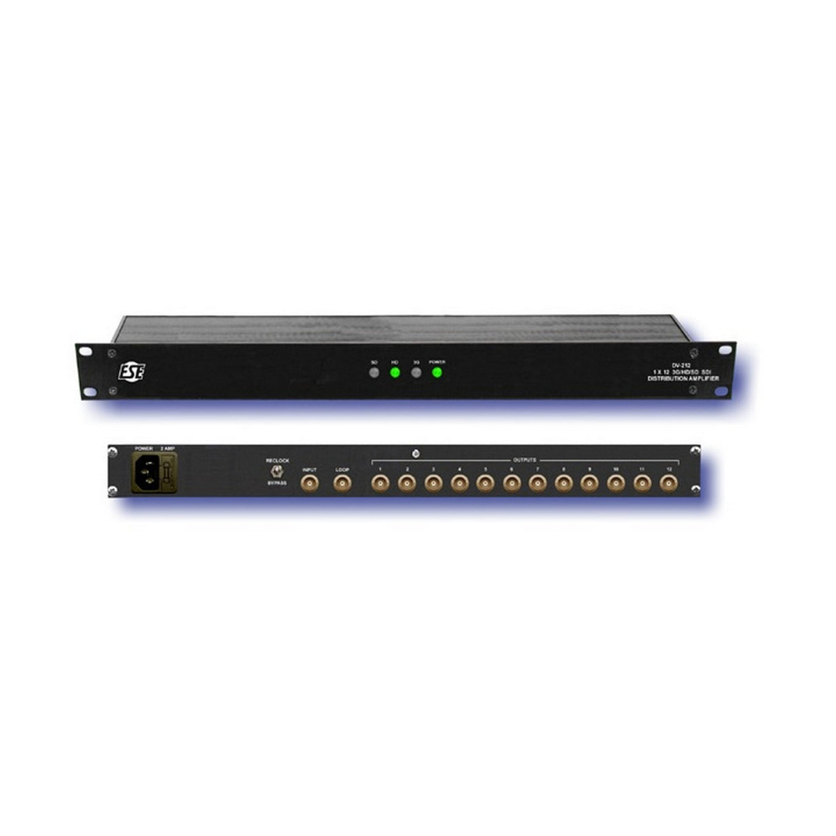ESE DV-212 1 x 12 3G/HD/SD SDI Digital Video Distribution Amplifier