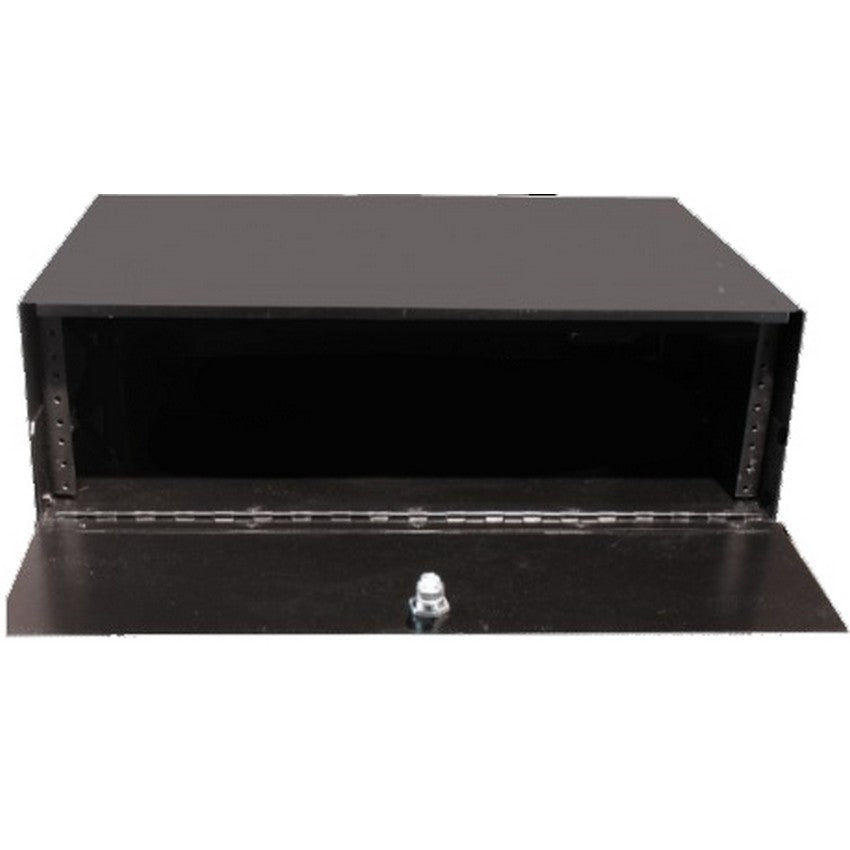 Nigel B Design NB-2RUUS Extra Large Plenum Equipment Box for 2U Rack Rails, Unistrut Version