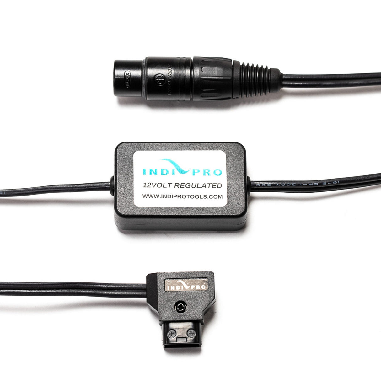 IndiPRO 12PTIF 12V D-Tap Converter with 4-Pin XLR Connector for Panasonic YAGH Interface Unit 32 Inch Cord