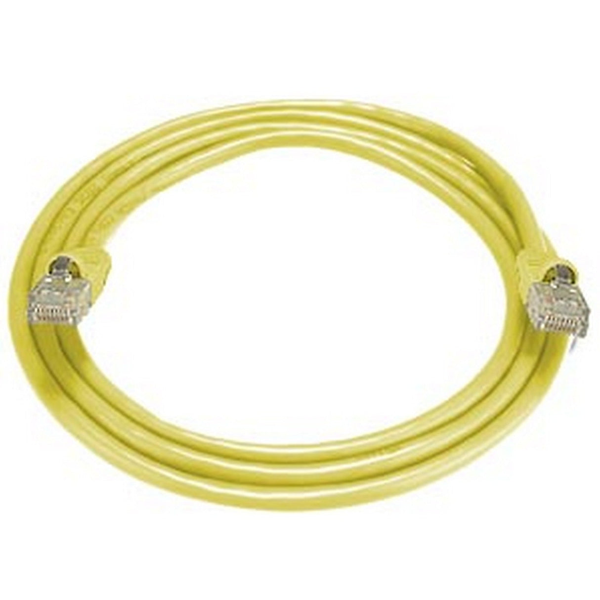 NTI CAT5-2-YELLOW CAT5 Cable, Male to Male, Yellow, 2-Foot