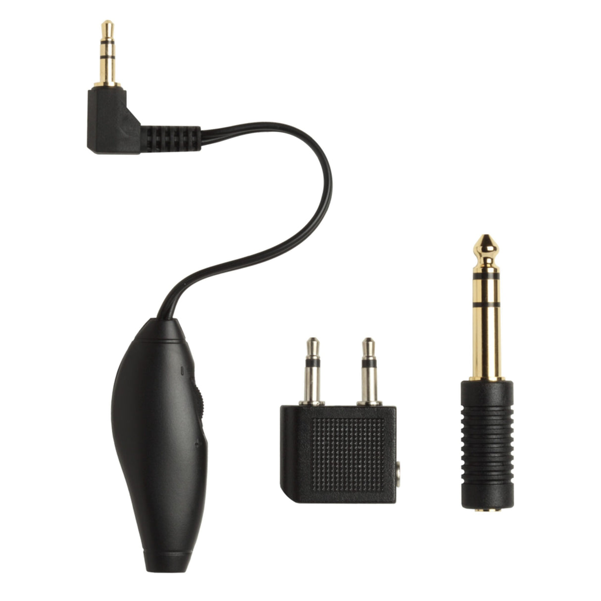 Shure EAADPT-KIT Earphones Adapter Kit with 1/4-Inch Adapter, Airline Adapter and Volume Control