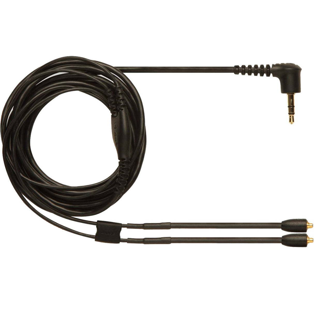 Shure EAC64BK | 64 Inch Detachable Earphone Cable for SE Earphones, Black