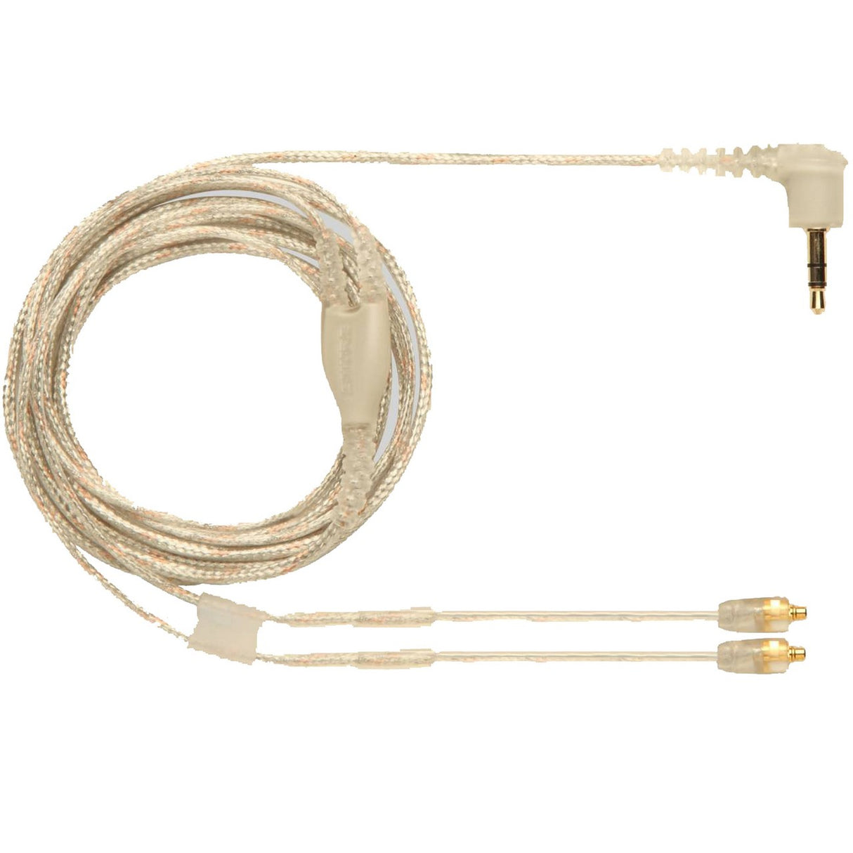 Shure EAC64CL | 64 Inch Detachable Earphone Cable for SE Earphones, Clear