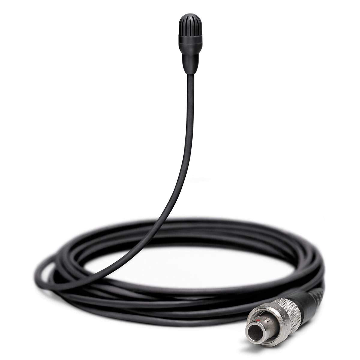 Shure TL47B/O TwinPlex Omnidirectional Subminiature Lavalier Microphone, Black, LEMO Connector, No Accessories