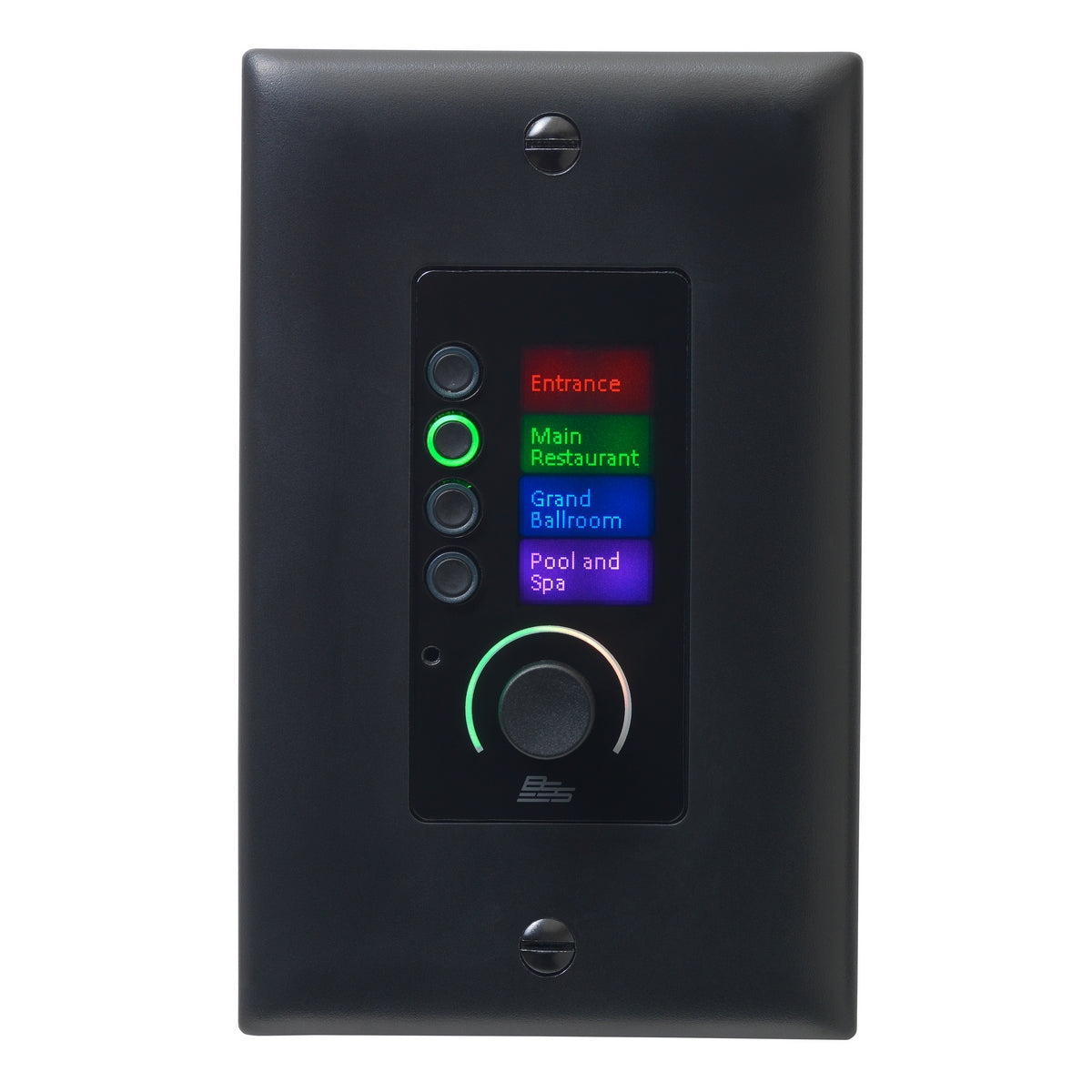 BSS EC-4BV-BLK-US | Ethernet Controller with 4 Buttons Volume Control US Decora Black