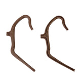 Point Source Audio EMB-12 12 Pack 6 Left 6 Right EMBRACE Replacement Earmounts Brown
