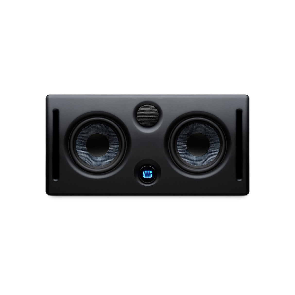 PreSonus Eris E44 Biamped 90W XLR 1/4 Inch TRS RCA Inputs Dual 4.5 Inch Custom Woven Kevlar MTM Single Unit Powered Studio Monitor (Used)