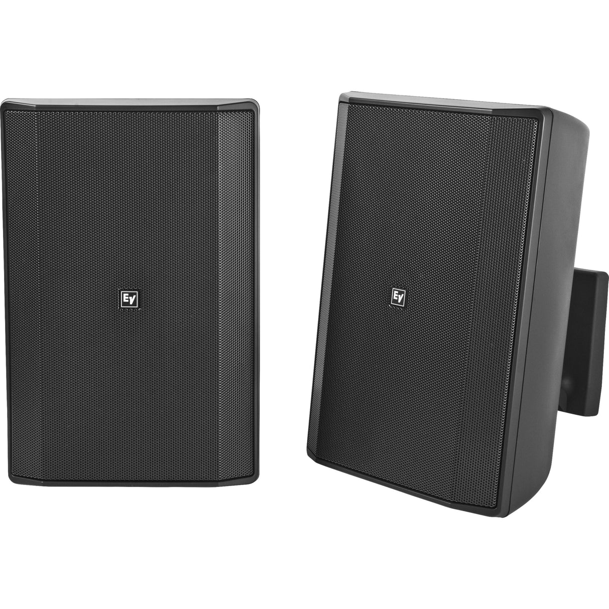 Electro-Voice EVID-S8.2TB 8 Inch 70/100V Install Cabinet Speaker Pair, Black