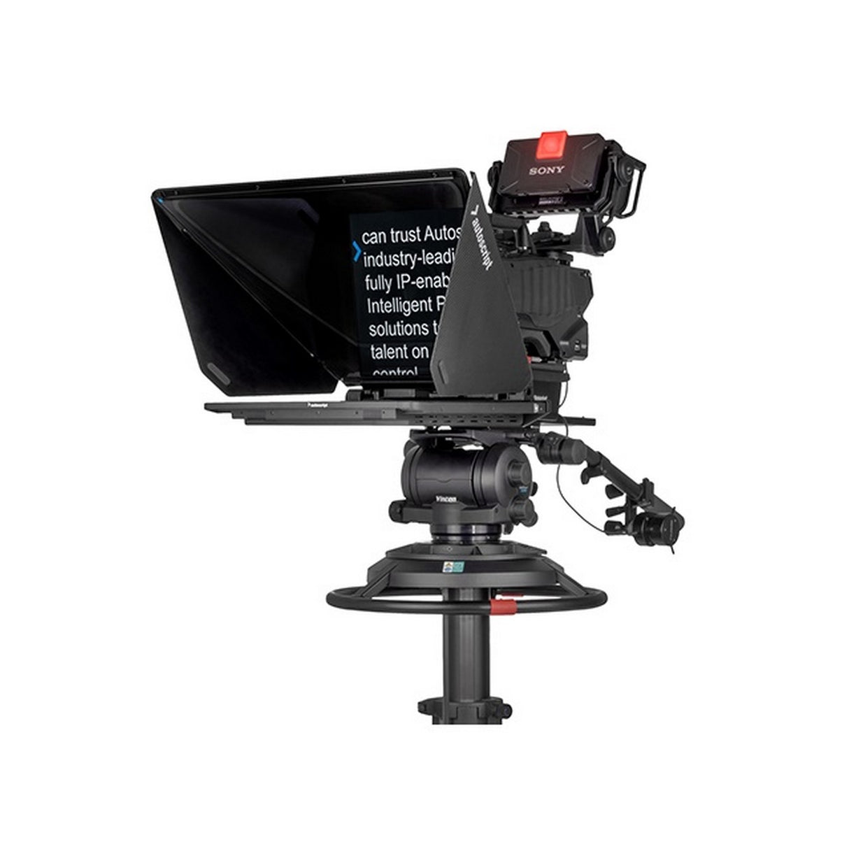 Autoscript EVO-IPS19 | On-Camera Package with 19 Inch Prompt Monitor and Carbon Fiber Hood