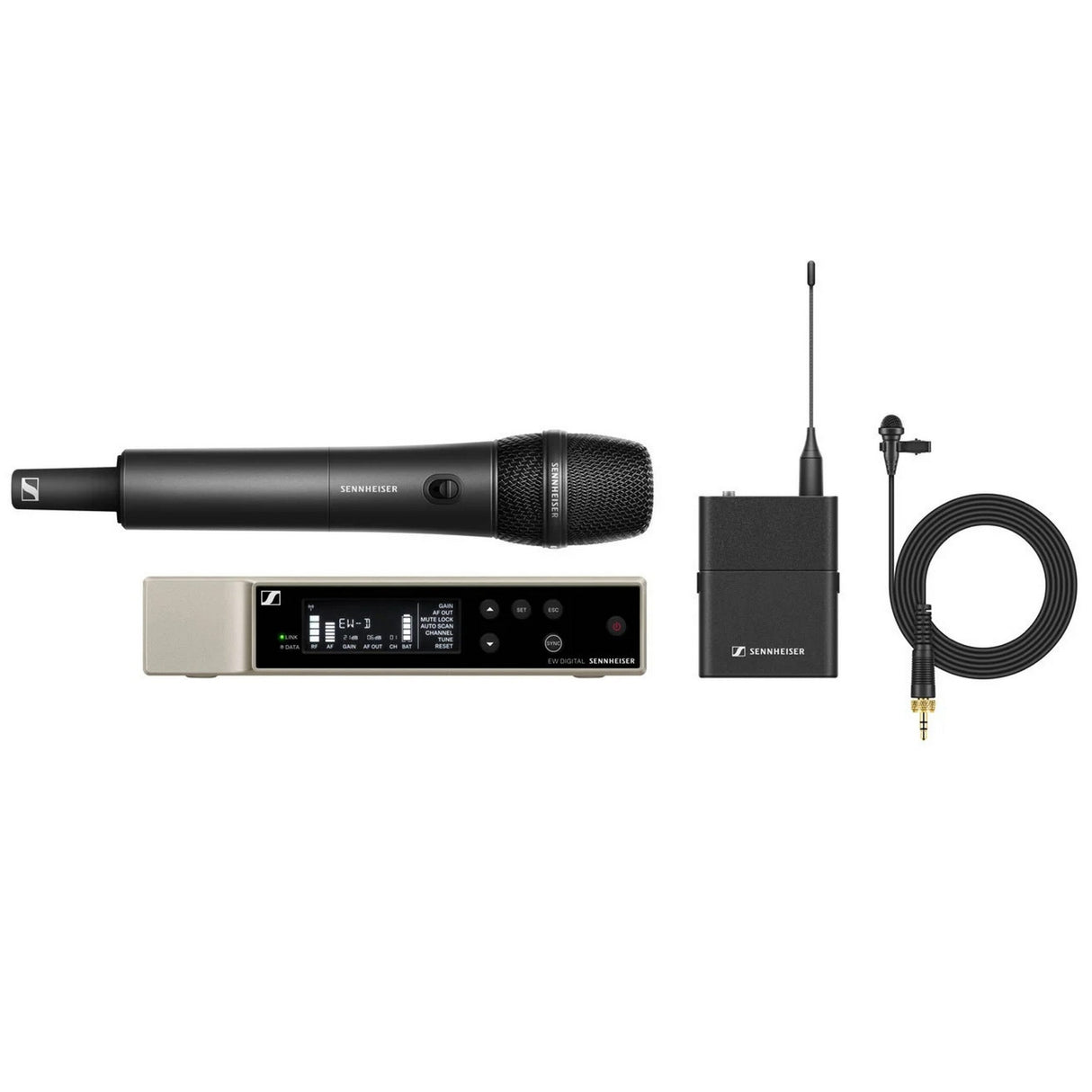 Sennheiser EW-D ME2/835-S SET R4-9 All-In-One Combo System for Digital Wireless, 552-607.8 MHz