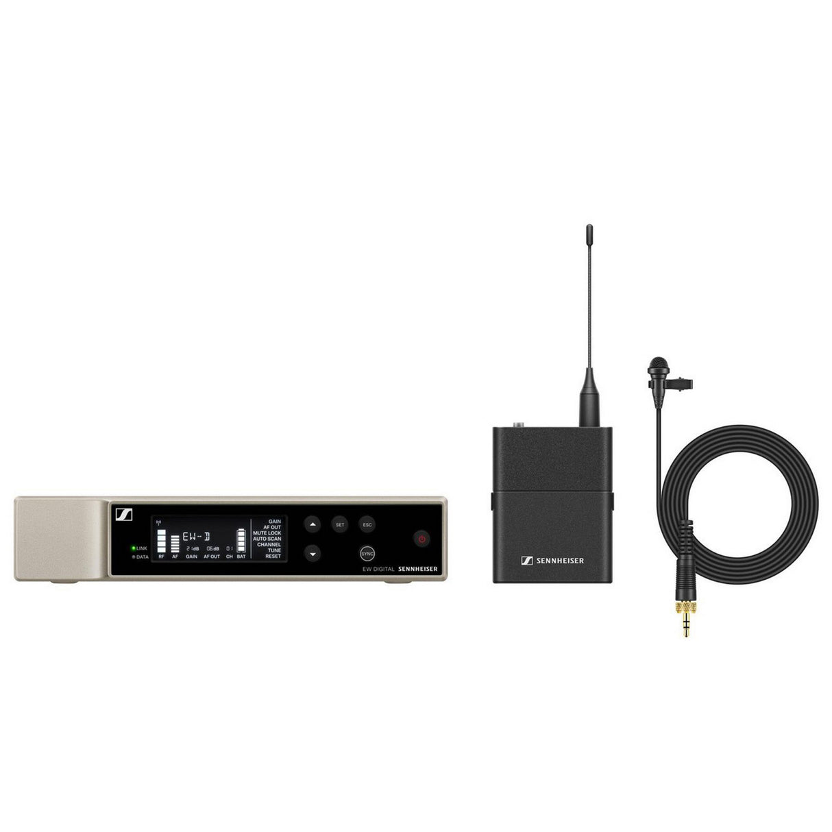 Sennheiser EW-D ME2 SET Q1-6 All-In-One Digital Wireless Lavalier System, 470.2-526 MHz