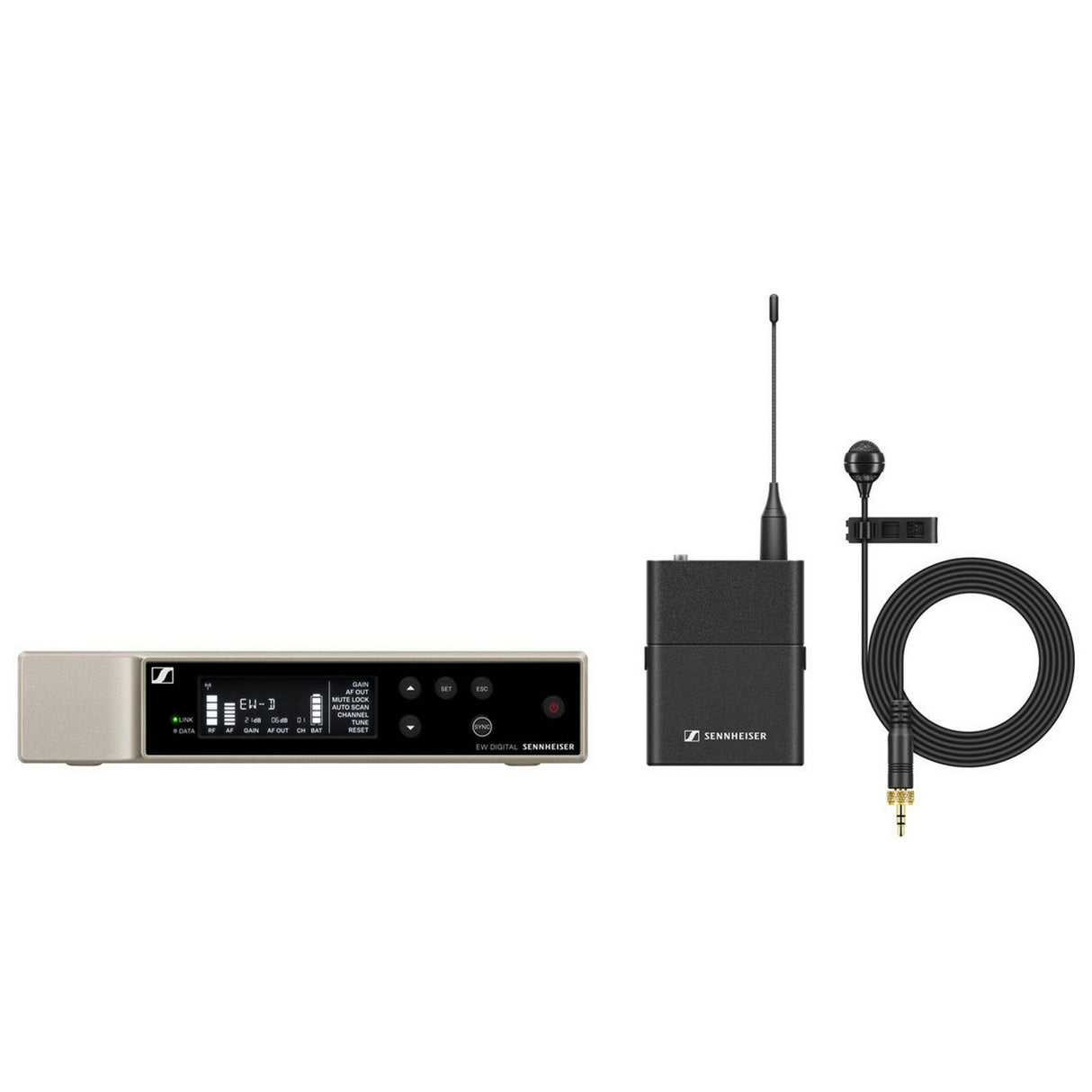 Sennheiser EW-D ME4 SET Q1-6 All-In-One Digital Wireless Lavalier System, 470.2-526 MHz