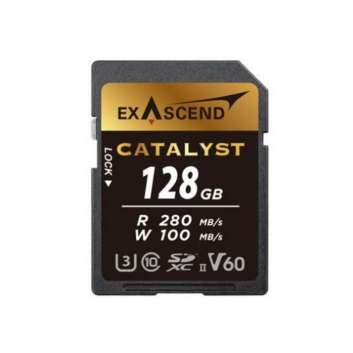 Exascend Essential SDXC, UHS-II, V60 128GB Memory Card