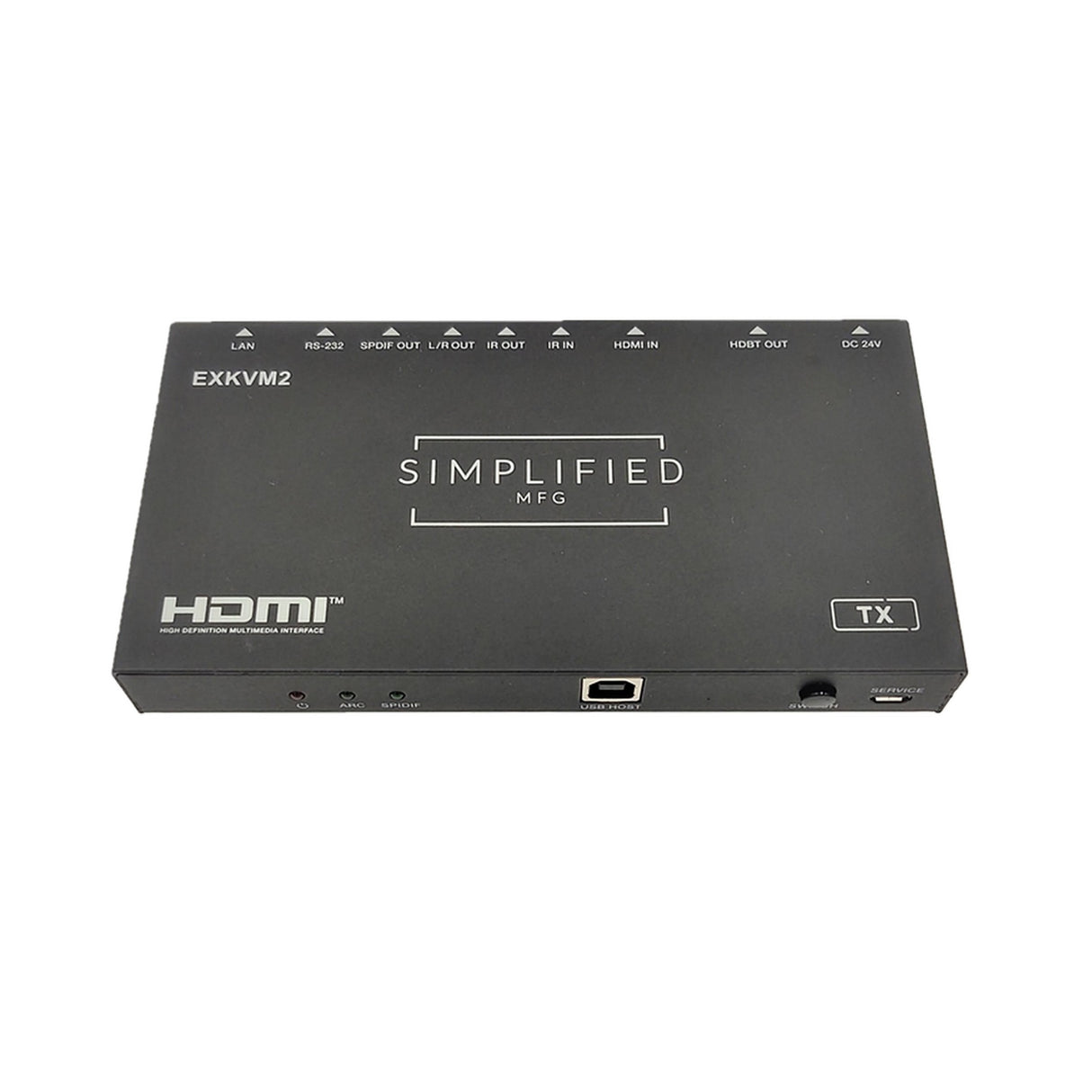 Simplified MFG EXKVM2 HDMI 18Gbps Extender over Cat6/6A