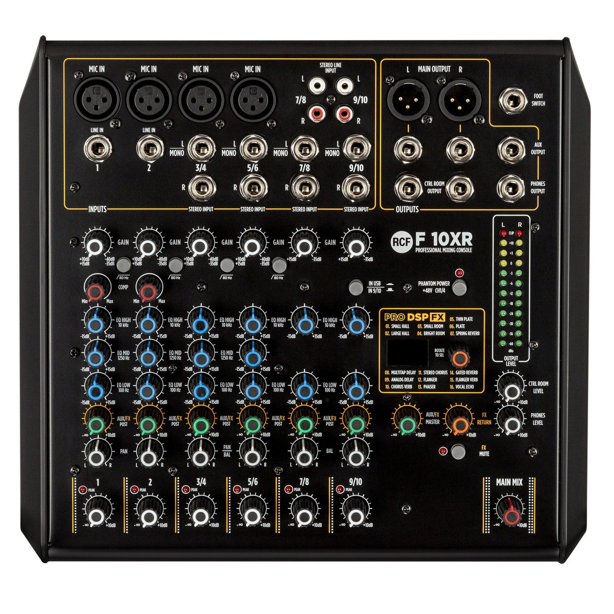 RCF F10-XR 10-Channel Mixer