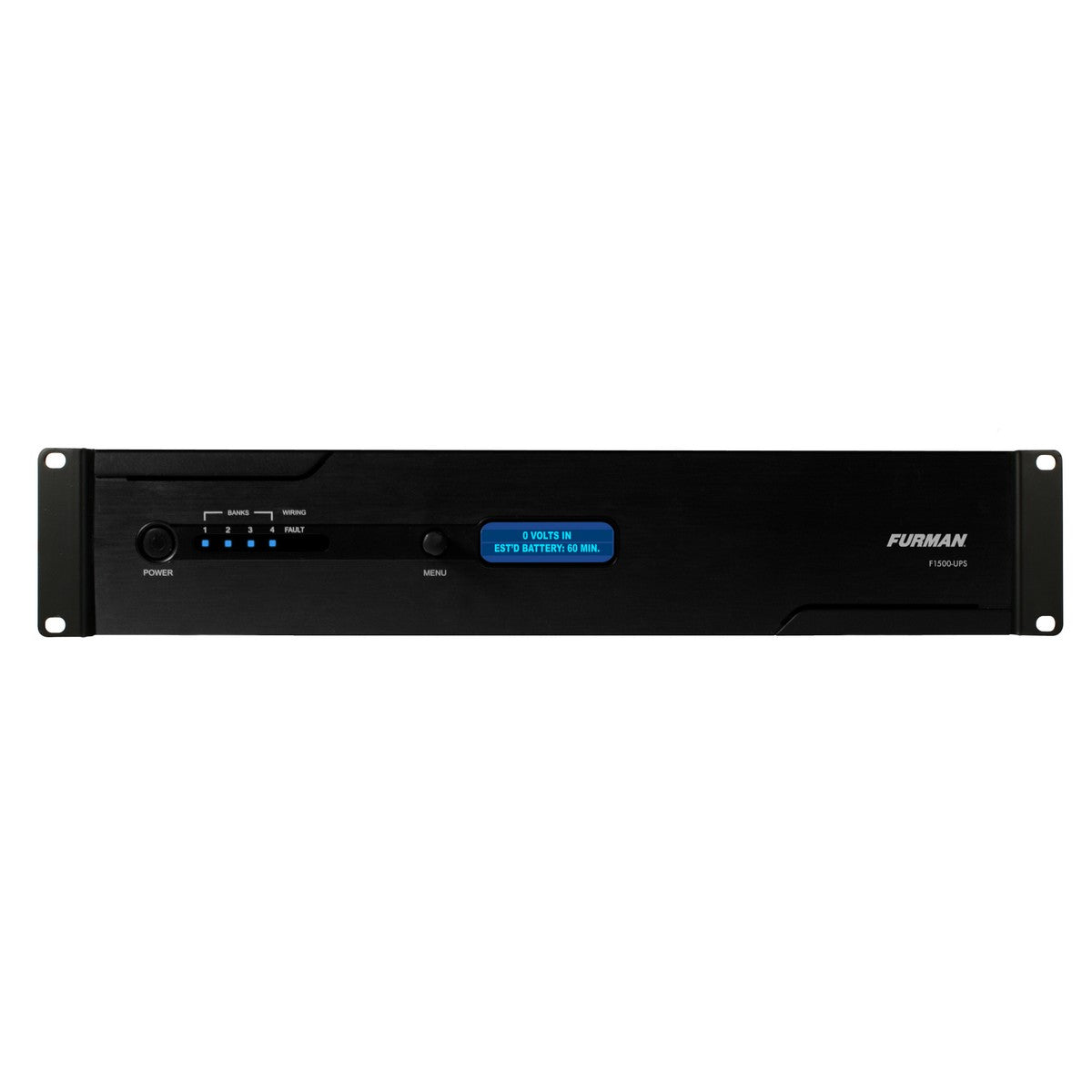 Furman F1500-UPS | 1500Va 2RU Rack Mount UPS AVR RS-232 USB Interface BlueBOLT Compatible