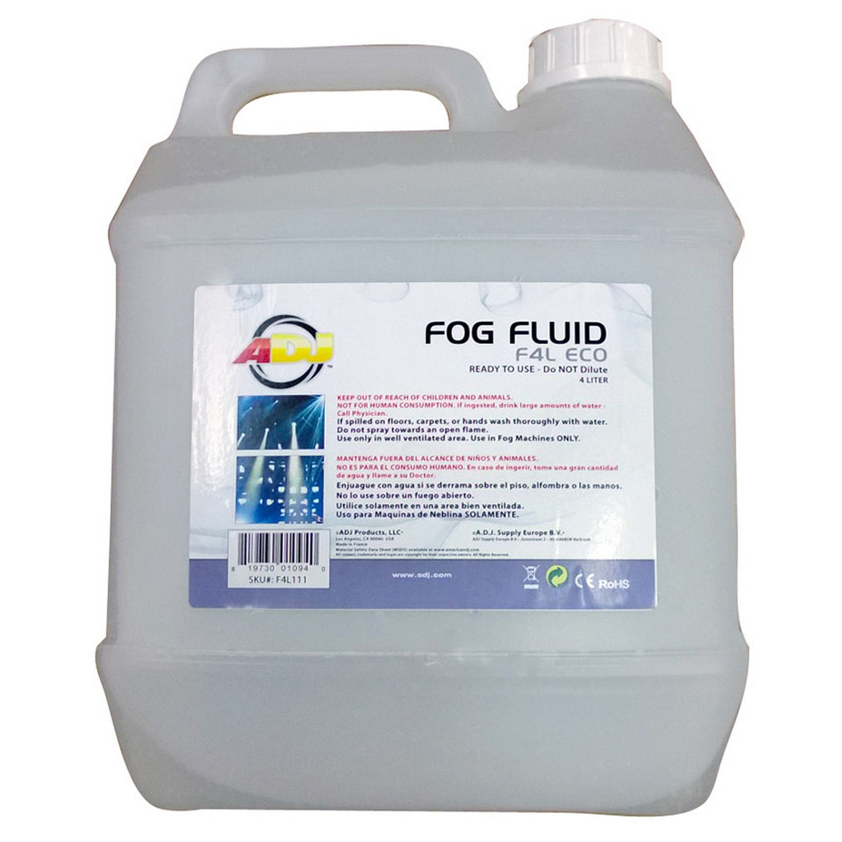 ADJ F4L Eco | Fog Fluid (4 Liter)