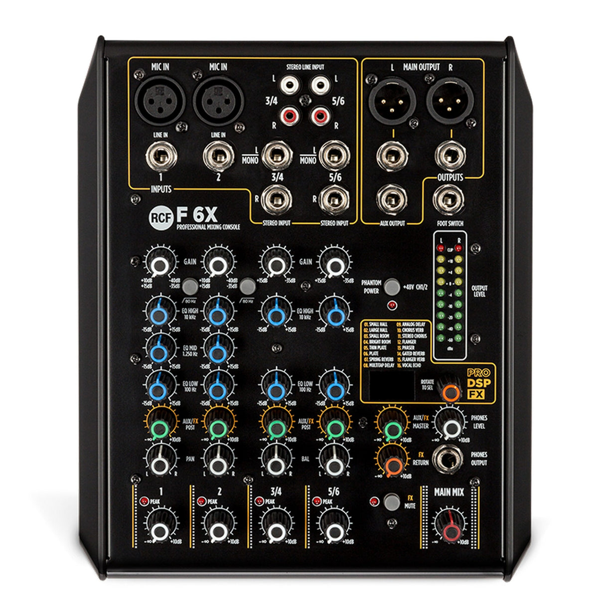 RCF F6-X 6-Channel Mixer