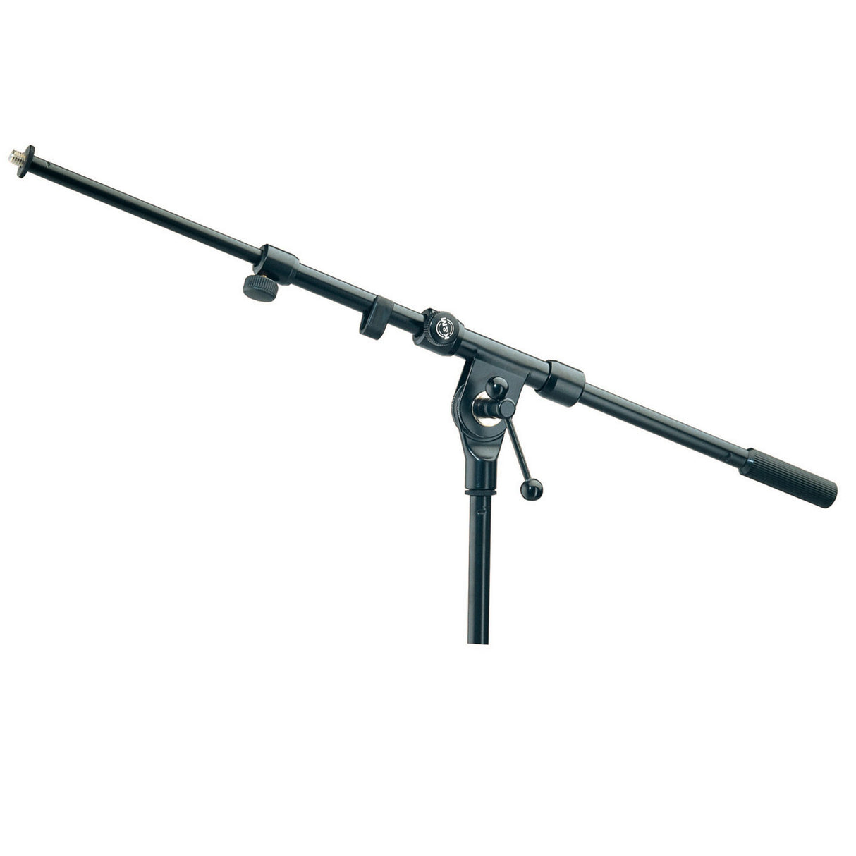 K&M 211/1 Telescopic Microphone Boom Arm, Black