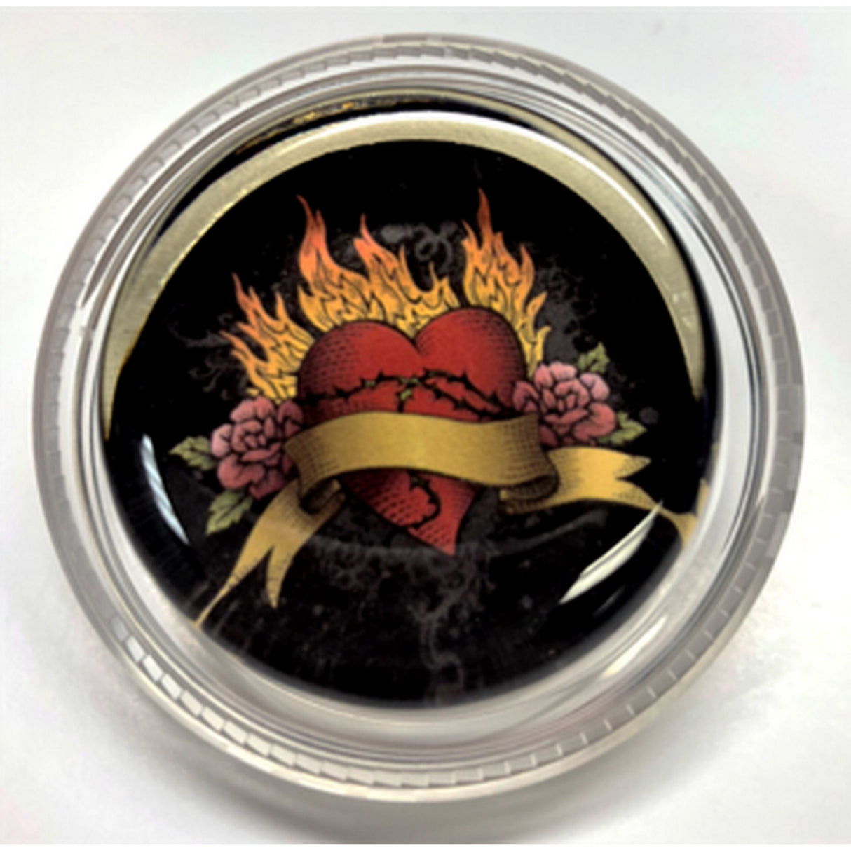 Magic Rosin FIR-3GM Fire in Your Heart Design Rosin, 3G Formula for Violin and Viola