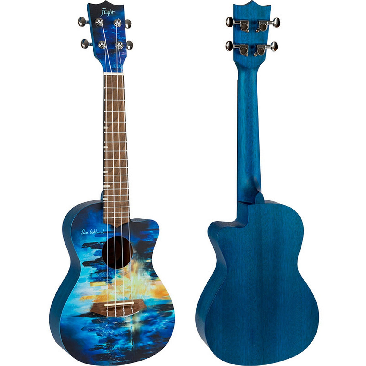 Flight AUC-CITY Elise Ecklund Signature Concert Ukulele