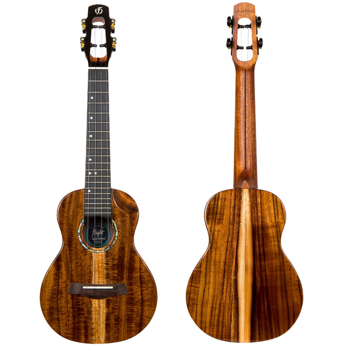 Flight Spirit EQ-A Concert African Mahogany Ukulele