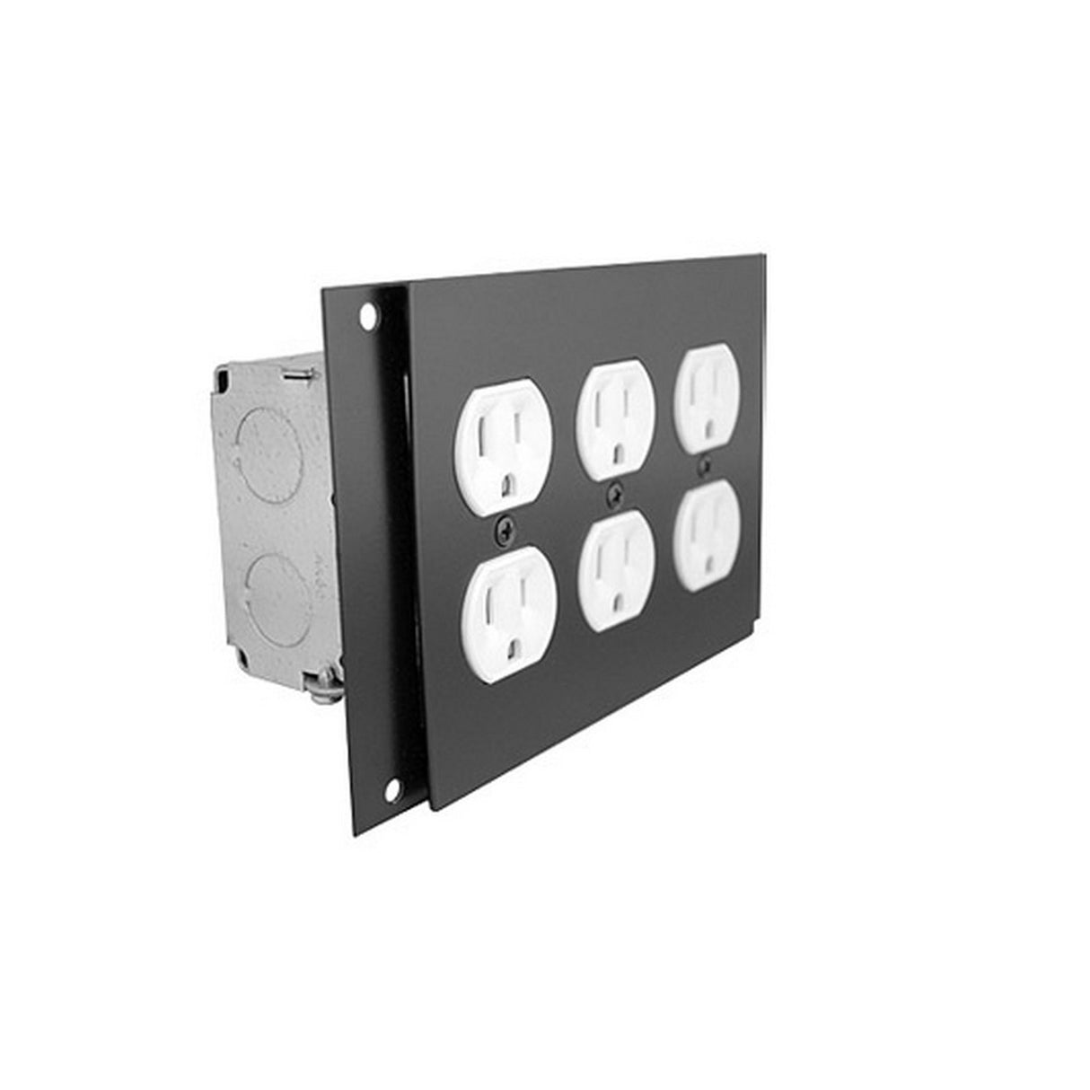 Ace Backstage Co. FP3E Triple Duplex Switch Box Mounting Panel Narrow Duplex Cover