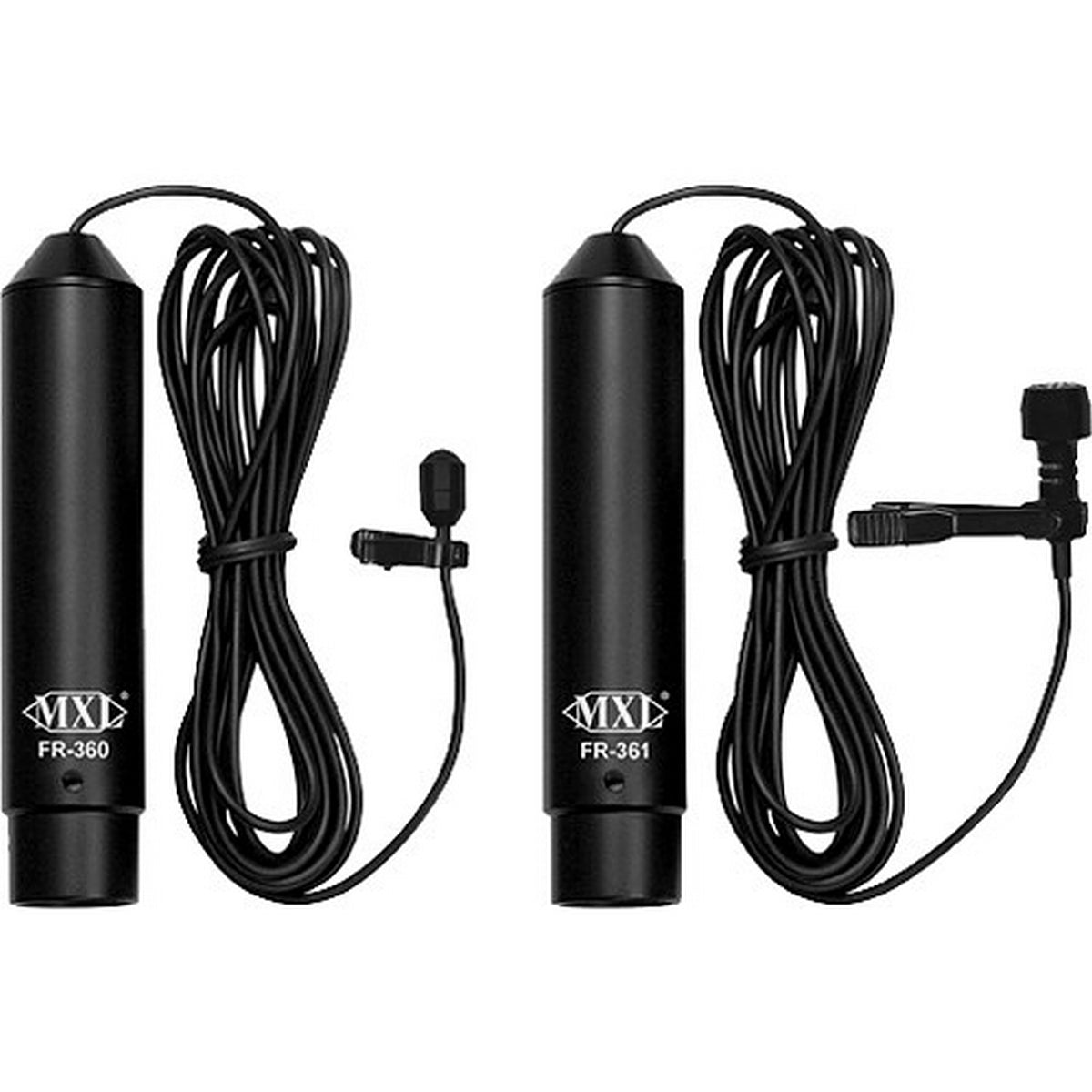 MXL FR-366K Lavalier Microphone Kit FR361 FR360 Cardioid Omni Microphones