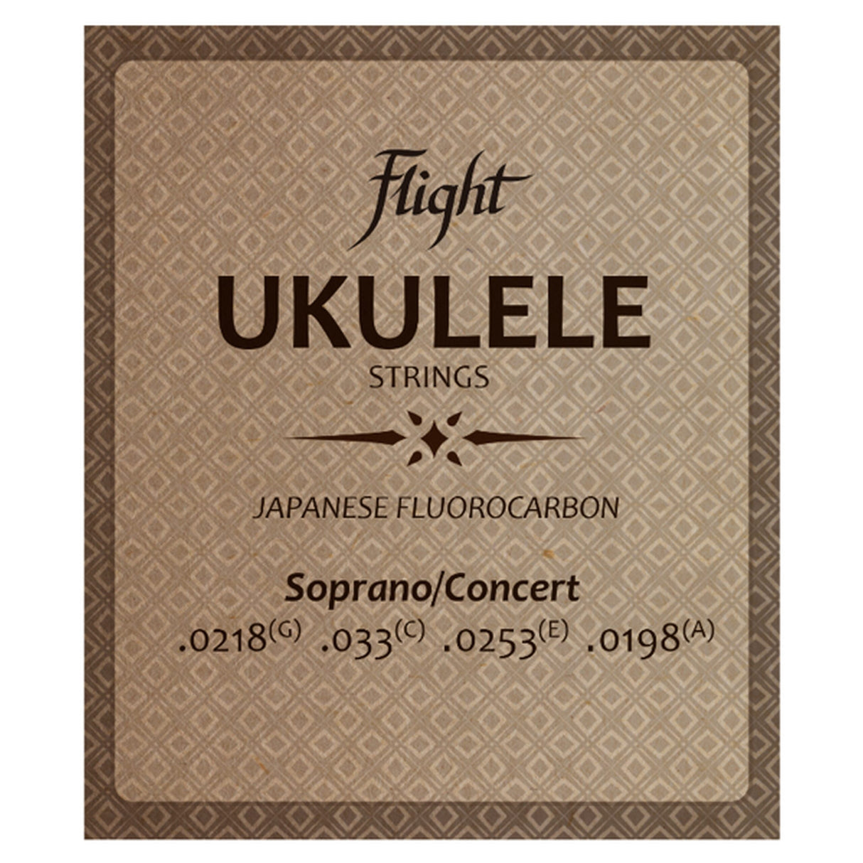 Flight FUSSC100 Fluorocarbon Ukulele Strings, Soprano/Concert