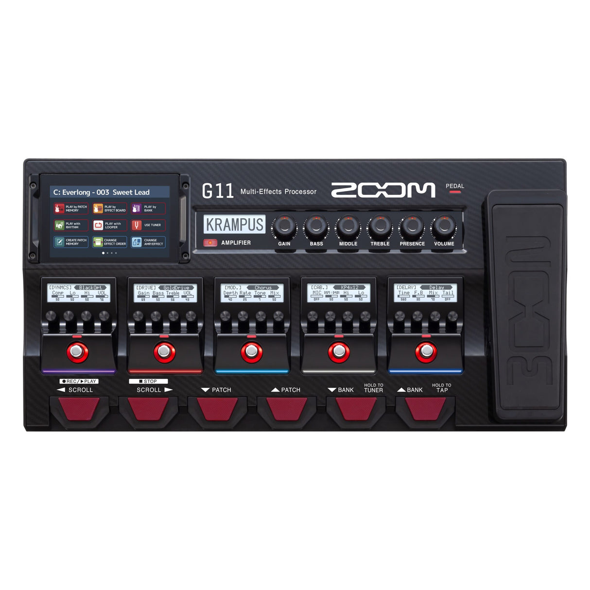 Zoom G11 Multi-Effects Processor for Guitarists