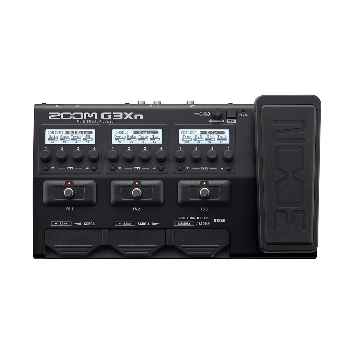 Zoom G3Xn Multi-Effects Processor with Expression Pedal for Guitar