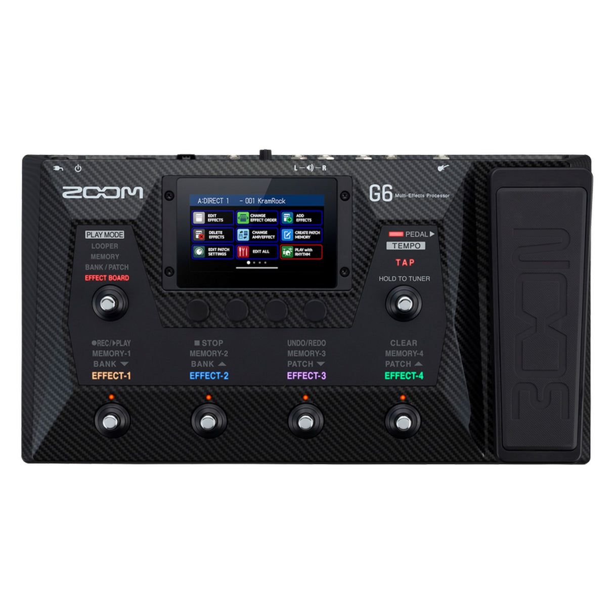 Zoom G6 Multi-Effects Processor with Expression Pedal