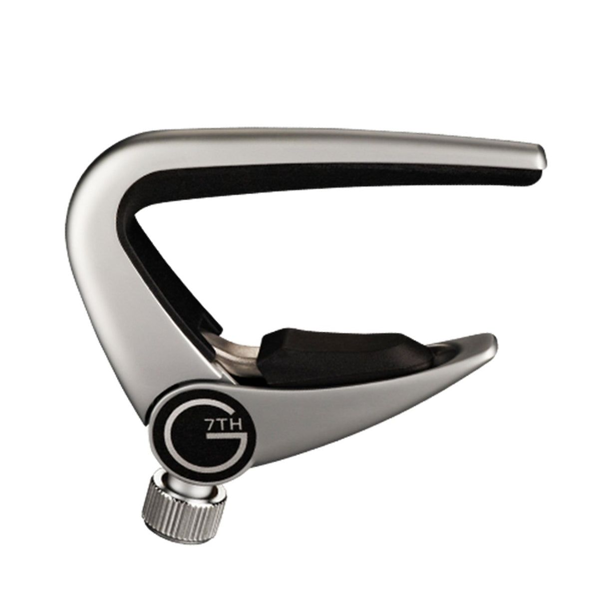 G7th Newport Steel String Guitar Capo, Silver