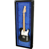 Grundorf GD-4616SB | Guitar Display Case, Carpeted Case and Plexi-Glassblack