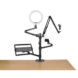 Gator GFW-STREAMSTAND Frameworks Content Creation Desk Mount Stand