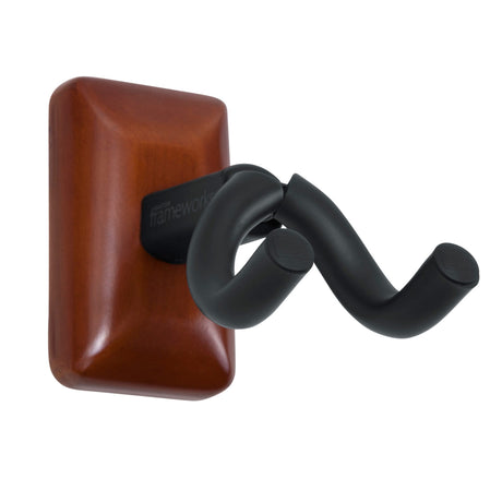 Gator GFW-UKE-HNGRMHG Wall Mount Ukulele/Mandolin Hanger Mahogany - accessories