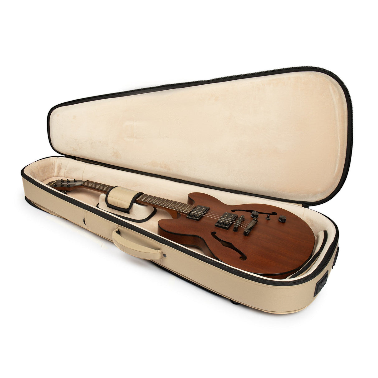 Gator G-ICON335-KHK ICON Series Gig Bag for 335 Style Electric Guitars Khaki - accessories