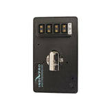 IndiPRO GL4XDT Gold Mount Lock Plate to 4-Pin XLR Input Connector with 4-Way D-Tap Splitter
