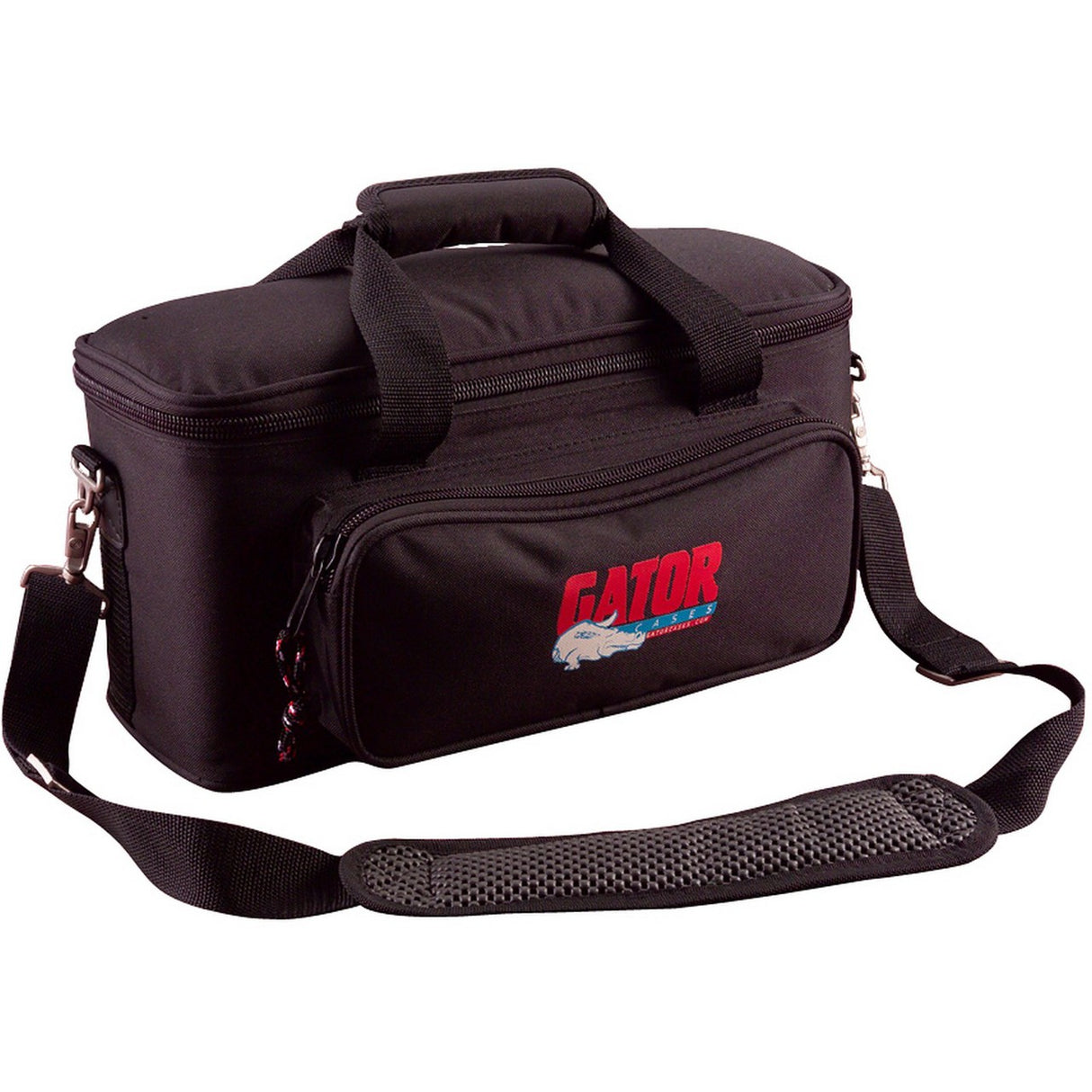 Gator Cases GM-12B Padded Bag For Up To 12 Mics With Exterior Pockets For Cables