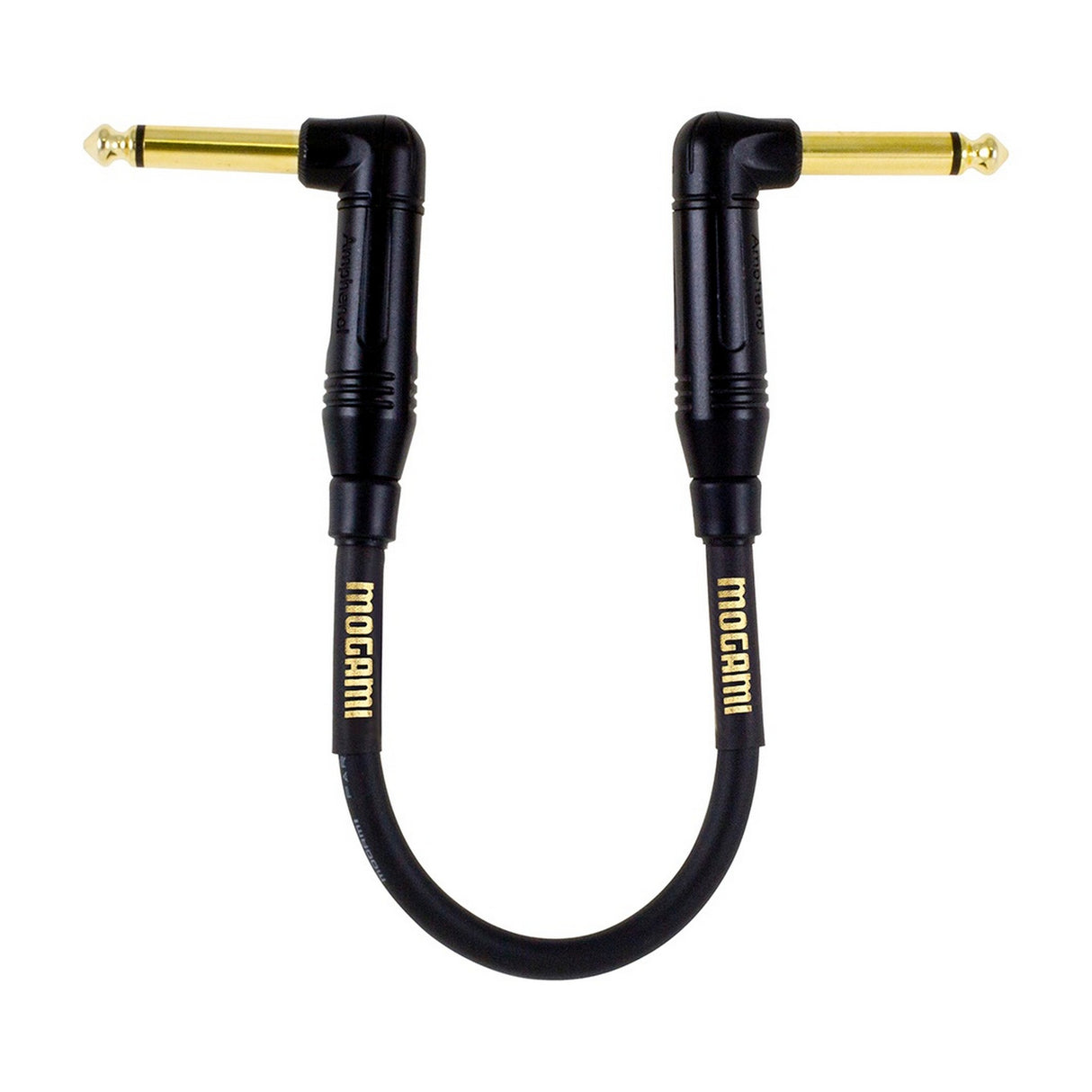 Mogami Gold Instrument-06-RR Right-Angle to Right-Angle Cable, 6-Foot