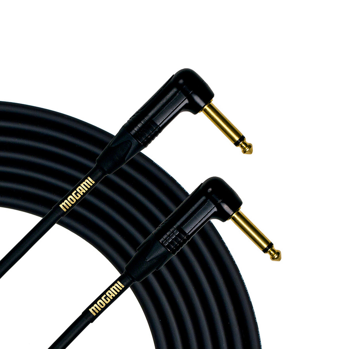 Mogami Gold Instrument-18RR Right-Angle to Right-Angle Cable, 18-Foot