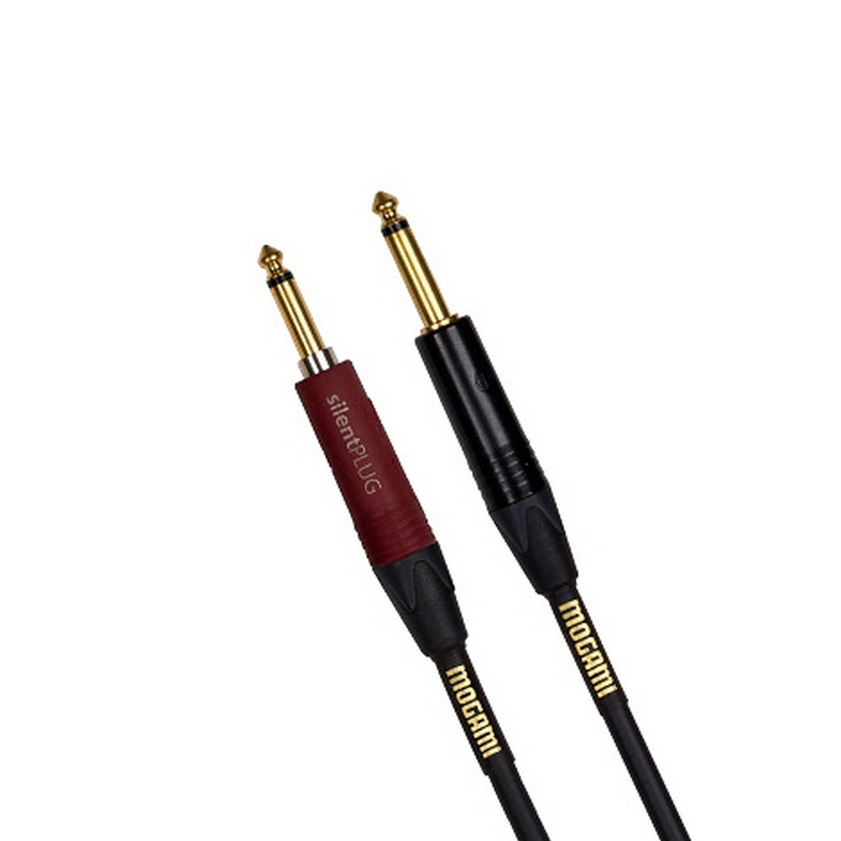 Mogami Gold Inst Silent S-18 | Instrument Cable with Neutrik Silent Sraight Plug 18ft