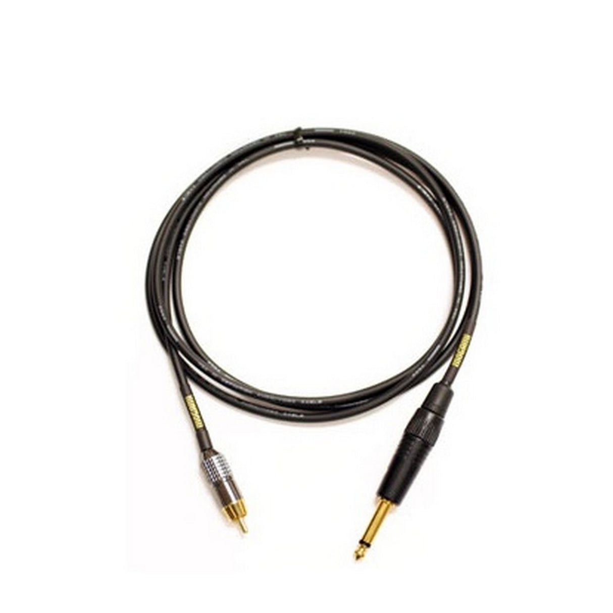 Mogami TS-RCA-20 | 20 Foot Gold 1/4 Inch TS Male to RCA Male Cable