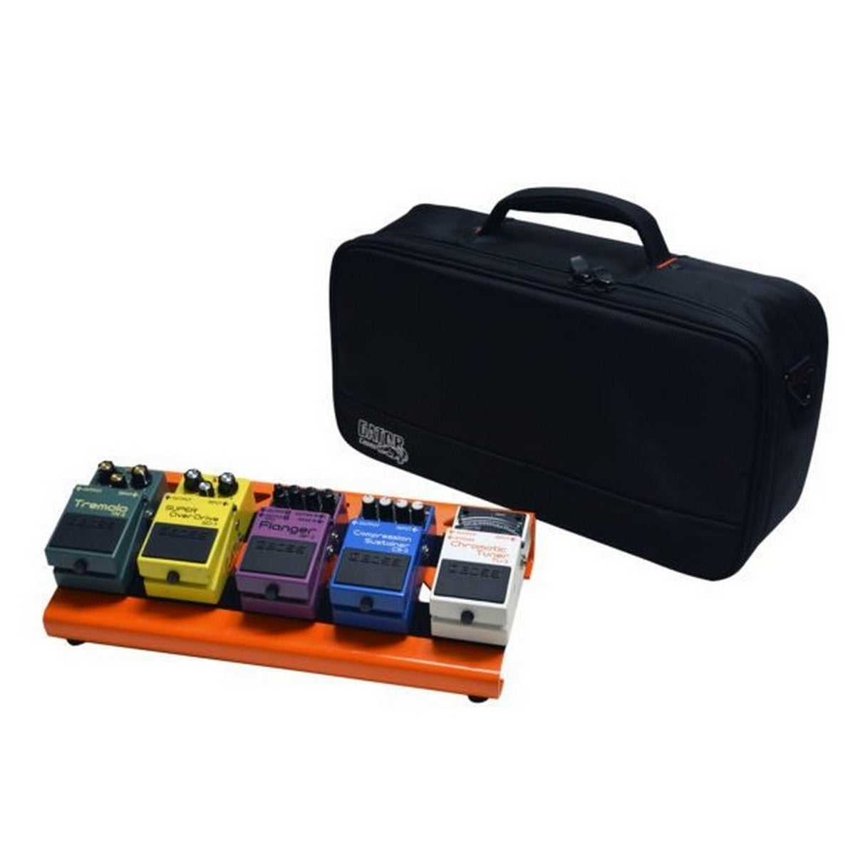 Gator Cases GPB-LAK-OR Small Pedal Board with Carry Bag Orange