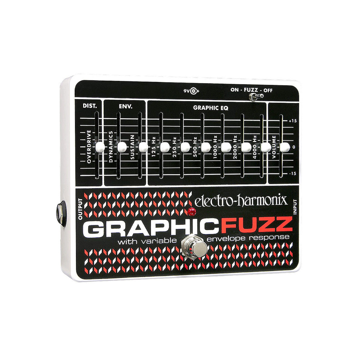 Electro-Harmonix Graphic Fuzz EQ/Distortion/Sustainer 6-Band Effects Pedal