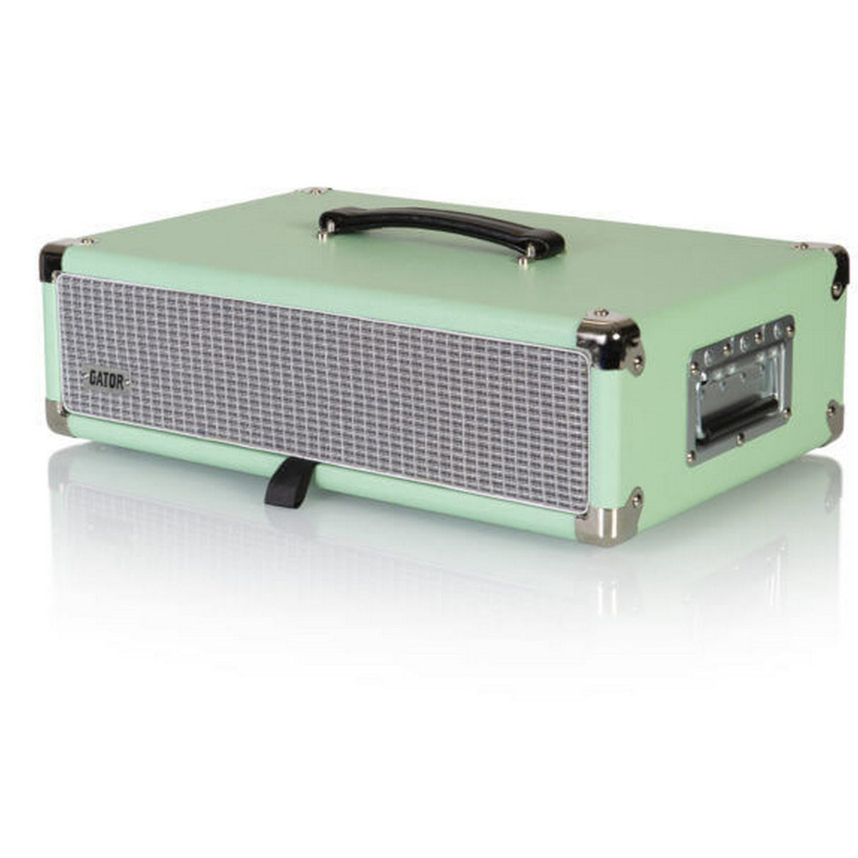 Gator Cases GR-RETRORACK-2SG Vintage Amp Vibe Rack Case 2U Seafoam Green