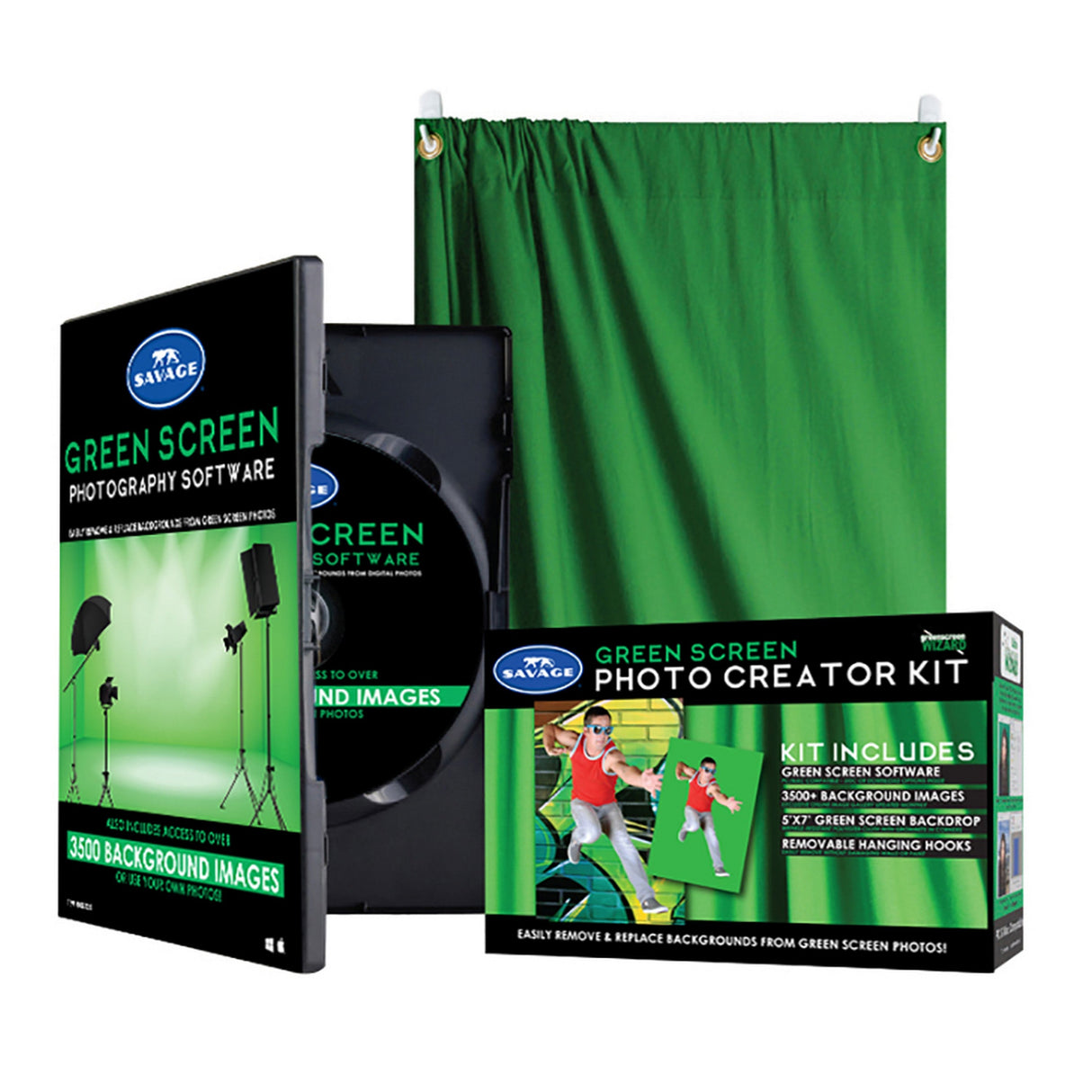 Savage GSPCK Green Screen Photo Creator Kit