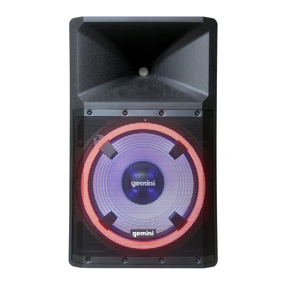Gemini GSP-L2200PK Bluetooth 2200 Watt Speaker with Party Lights and Built-In Media Player