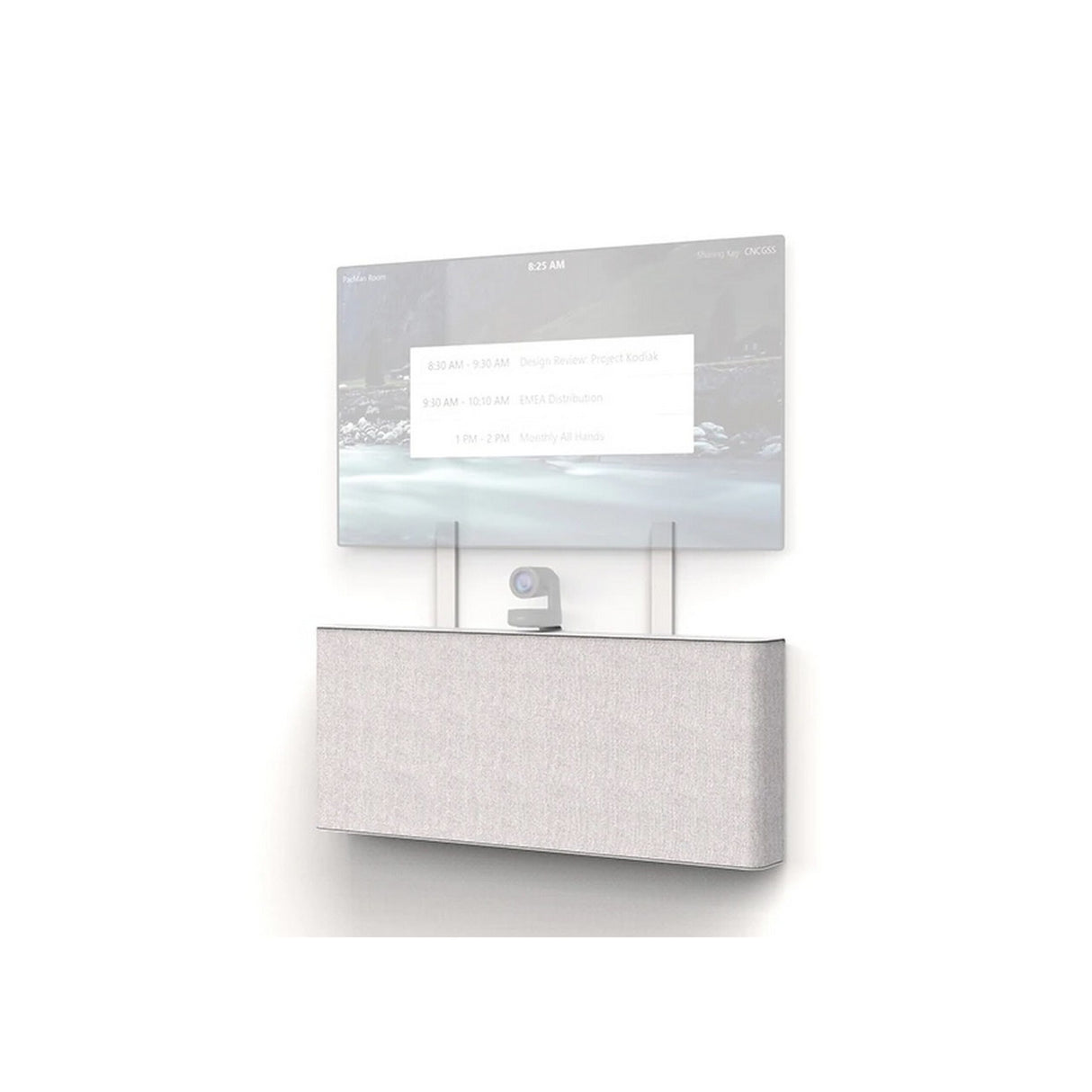 Heckler Design H543-SW AV Credenza 6U Elegant Furniture for Video Meetings, White
